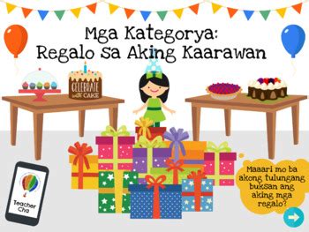 Kantot ang regalo sa kaarawan .